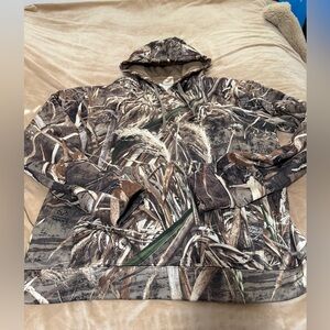 Red Head Realtree Max-5 Camoflauge Full Zip Hoodie Medium Hunting Outdoor Gorpcr